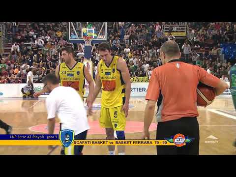 LNP Serie A2 Girone Ovest Scafati Basket vs Basket Ferrara Play Off gara5  79 - 90 dopo gara