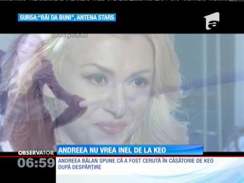 Andreea Bălan a fost cerută de soţie de Keo!