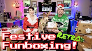 Mega Retro Festive Funboxing! Atari, Nintendo, Amiga, THEC64, Star Wars & more! | Unboxing