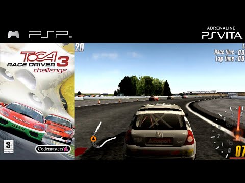 TOCA Race Driver 3 Challenge PSP - Gameplay on Adrenaline PS Vita [No Commentary]
