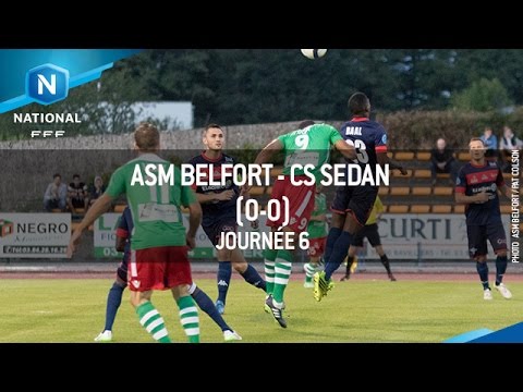 J6 : ASM Belfort - CS Sedan (0-0), le résumé