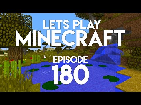 ►Let's Play Minecraft: EPIC MOUNTAIN WATERFALL! (Episode 180)◄ | iJevin