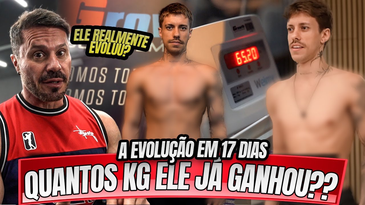 O ANTES E O DEPOIS DE KAIQUE EM 2 SEMANAS DE PROJETO !!!