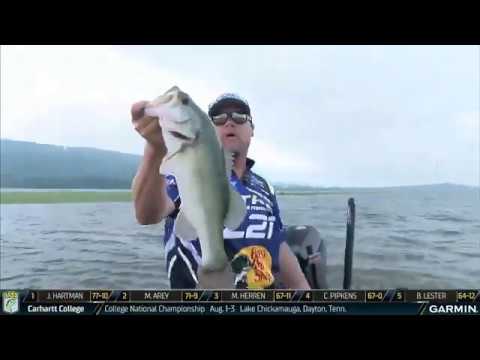 Jamie Hartman's final morning flurry on Guntersville