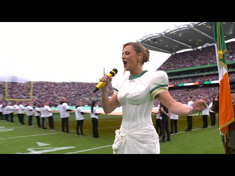 Lyra Sings the Ireland National Anthem at the Dublin Game