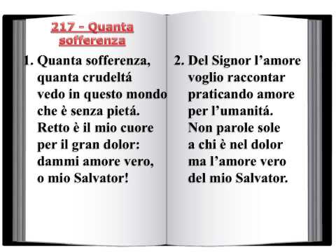 217 Quanta sofferenza - Innario Chiesa Cristiana Avventista del settimo Giorno 2014