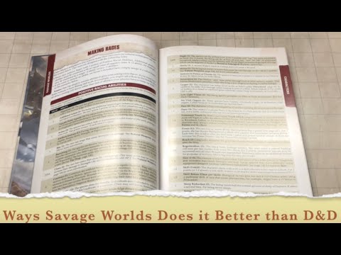 5 Ways that Savage Worlds RPG Does it Better Than D&D!