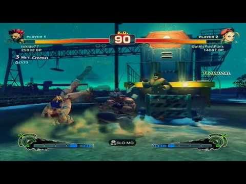 Super Street Fighter 4 Tokido (Akuma) vs Gothicpostpunk (Cammy)