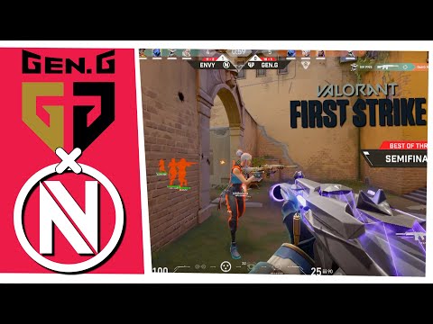 WINNER TO GRAND FINAL! ENVY vs GEN.G HIGHLIGHTS | First Strike NA - NSG Tournament - Qualifier