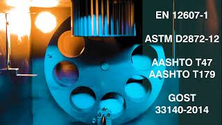 Rolling Thin Film Oven Test  RTFOT Determination of temperature and air influence on bitumen   infra