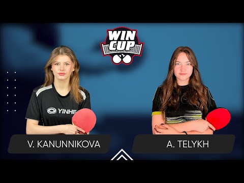 08:45 Vasylysa Kanunnikova - Anastasiia Telykh West 2 WIN CUP 03.02.2024 | TABLE TENNIS WINCUP