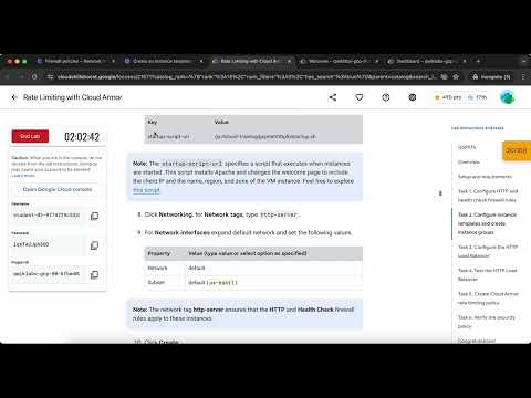 Networking Fundamentals on Google Cloud Challenge Lab ARC124