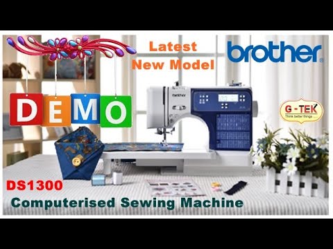 Brother DS1300 Sewing Machine Demo