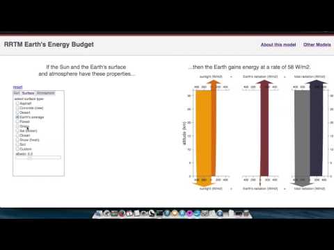 How to use the RRTM Earth's Energy Balance Model