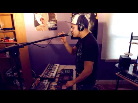 Jflo mini performance "living in the concrete jungle" (kaoss pad beatbox looping)