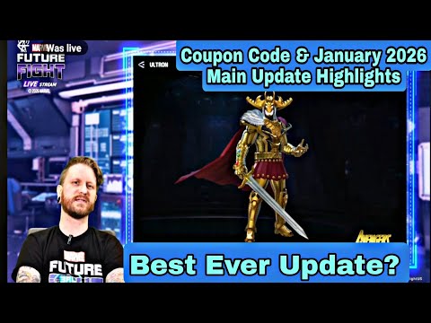 Coupon Code & January 2026 Main Update Highlights - Marvel Future Fight