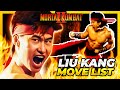 LIU KANG MOVE LIST Mortal Kombat II MK2