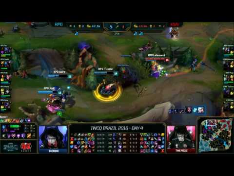 Triple Kill pro Roki e Barão para a RPG - IWCQ 2016