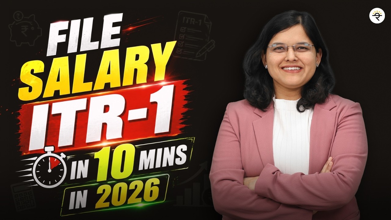 File Salary ITR - 1 in 10 mins - 2026 | CA Rachana Ranade