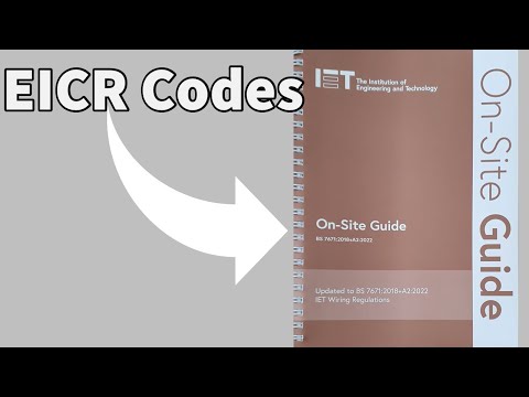 EICR codes in on-site guide to BS7671