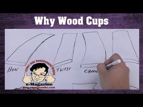 Why wood warps/cups, and how to stop it!
