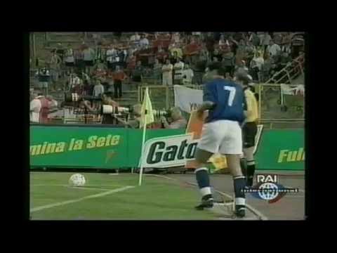 Italy 4 - 0 Wales (Euro 2000 Qualifier)