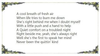 Clay Walker - She&#39;s Always Right Lyrics