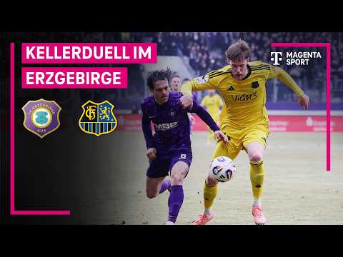 FC Erzgebirge Aue - 1. FC Saarbrücken, Highlights mit Live-Kommentar | 3. Liga | MAGENTA SPORT