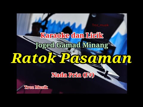 Karaoke Ratok Pasaman Nada Pria (F#) Joged Gamad Minang