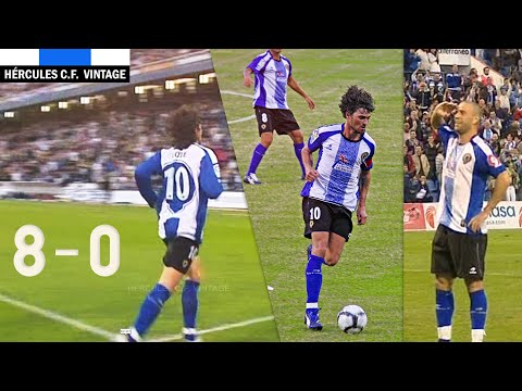 2008-09 Hércules-Sevilla At. 8-0 | Mayor goleada en el Rico Pérez
