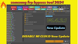New tool update fix V4.4.2.1 | SAMSUNG FRP BYPASS 2024 | MI Unlock tool | xiaomi mi cloud