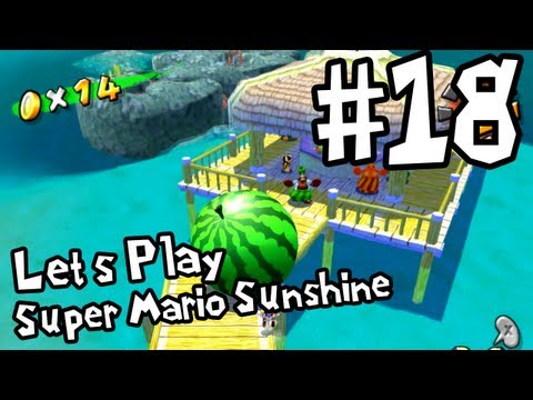 DinosaurFriend plays Super Mario Sunshine - Part 18: Secrets of Ricco Harbor and Gelato Beach