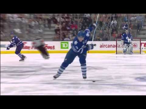 Phaneuf Goal - Sabres 0 vs Leafs 1 - Mar 29th 2011 (HD)