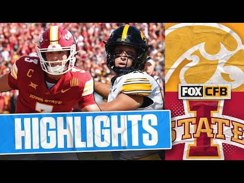 Iowa Hawkeyes vs. No. 16 Iowa State Cyclones Highlights | FOX College Football