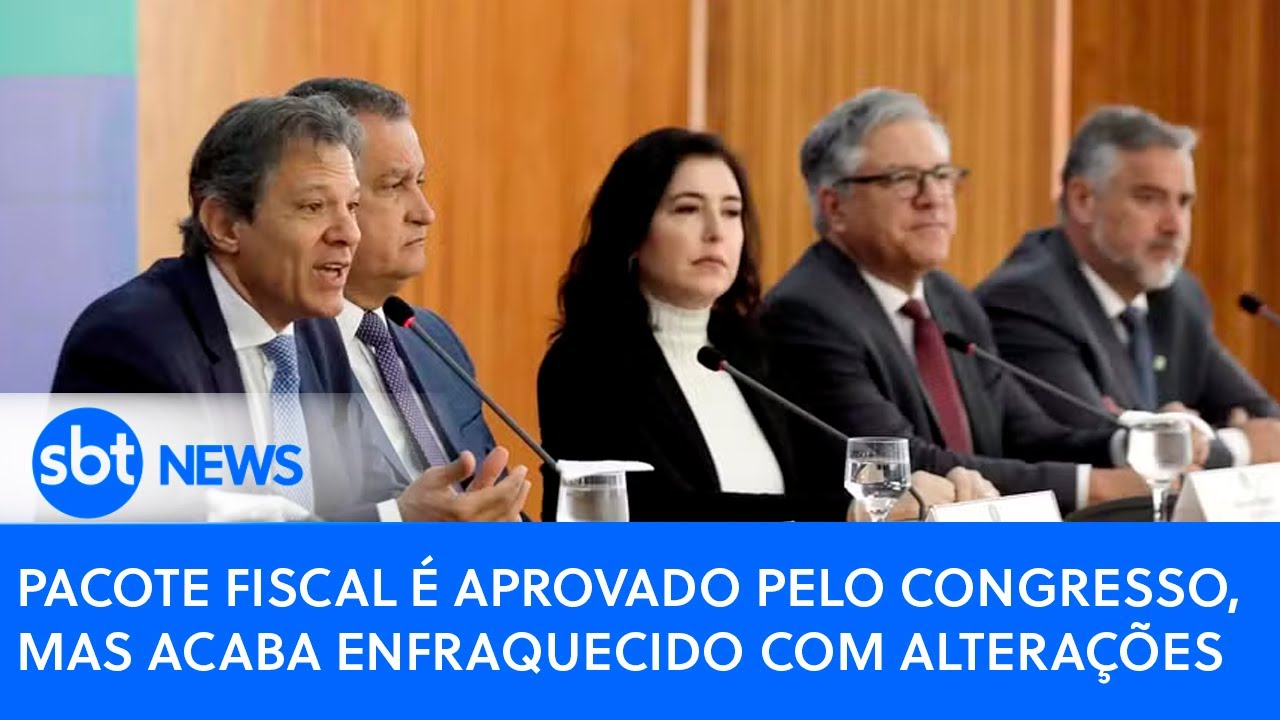 Pacote fiscal é aprovado pelo Congresso, mas acaba enfraquecido com alterações | SBT News