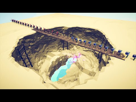TOURNAMENT IN SECRET UNITS OVER THE GIANT HOLE 🏆 | Totally Accurate Battle Simulator TABS
