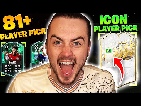 Jag Öppnade SJUKT Icon Moments Player Pick OCH 100x 81+ Player Picks