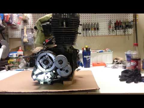 Honda 200X kick-start return spring Video #4
