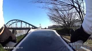 preview picture of video 'Cycle Onboard Camera Testing Movie (From Saitama to Tokyo with roadbike)'