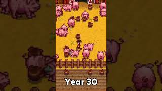 Different Years of Stardew Valley Farming