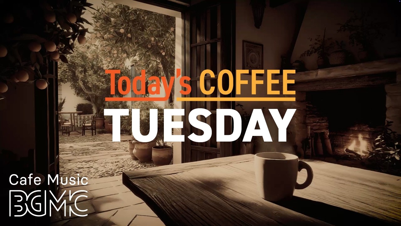 Today's COFFEE TUESDAY: Warm Cafe Jazz ☕ Smooth Jazz & Piano for Work, Relax & Calm Focus
