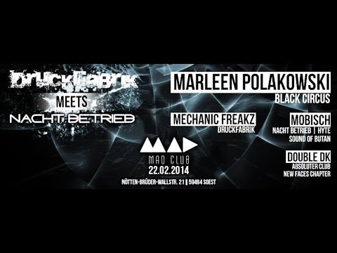 DOUBLE DK @ Druckfabrik meets Nacht Betrieb | Mad Club | Soest | 22.02.2014