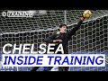 Flying Saves With Courtois - Training With The Chelsea Goalkeepers | Inside Training | Chelsea FC