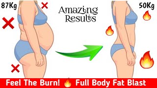 Feel The Burn! 🔥 Full Body Fat Blast 🔥Burn Fat QUICK! At Home🔥 Lost Inches Fast By Fitness Guide