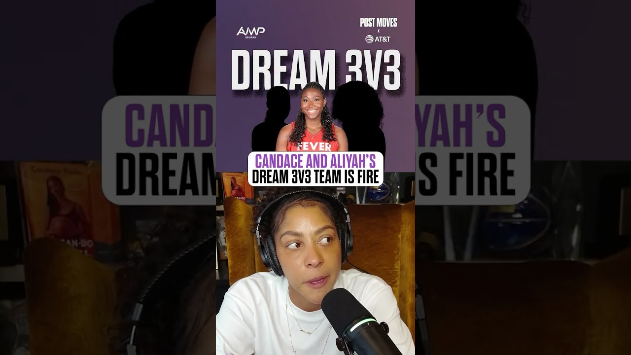 Candace and Aliyah's DREAM 3v3 team is FIREEEE 🔥🔥🔥 @ATT #caitlinclark #aliyahboston #wnba