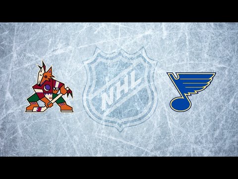 NHL St. Louis Blues vs Arizona Coyotes / Oct.18, 2021/Goals only