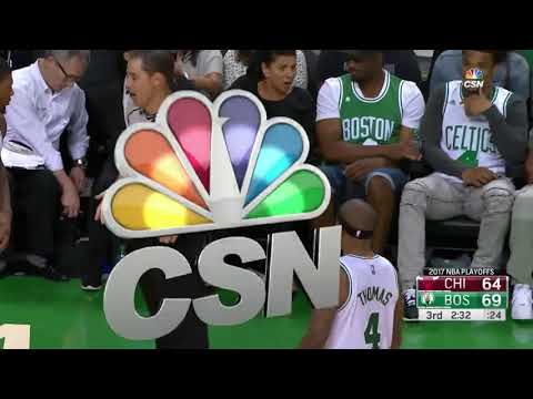 NBA, playoff 2017, Celtics vs. Bulls, Round 1, Game 1, Move 37, Isaiah Thomas, foul