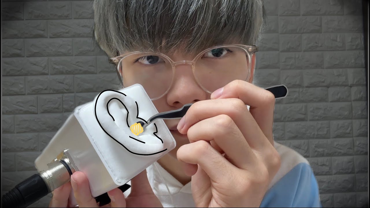 ピンセット耳かき-まるASMR