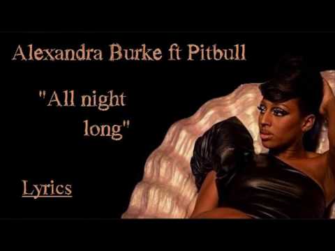 alexandra burke - all night long - lyrics