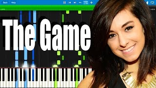 Christina Grimmie - The Game | Synthesia piano tutorial